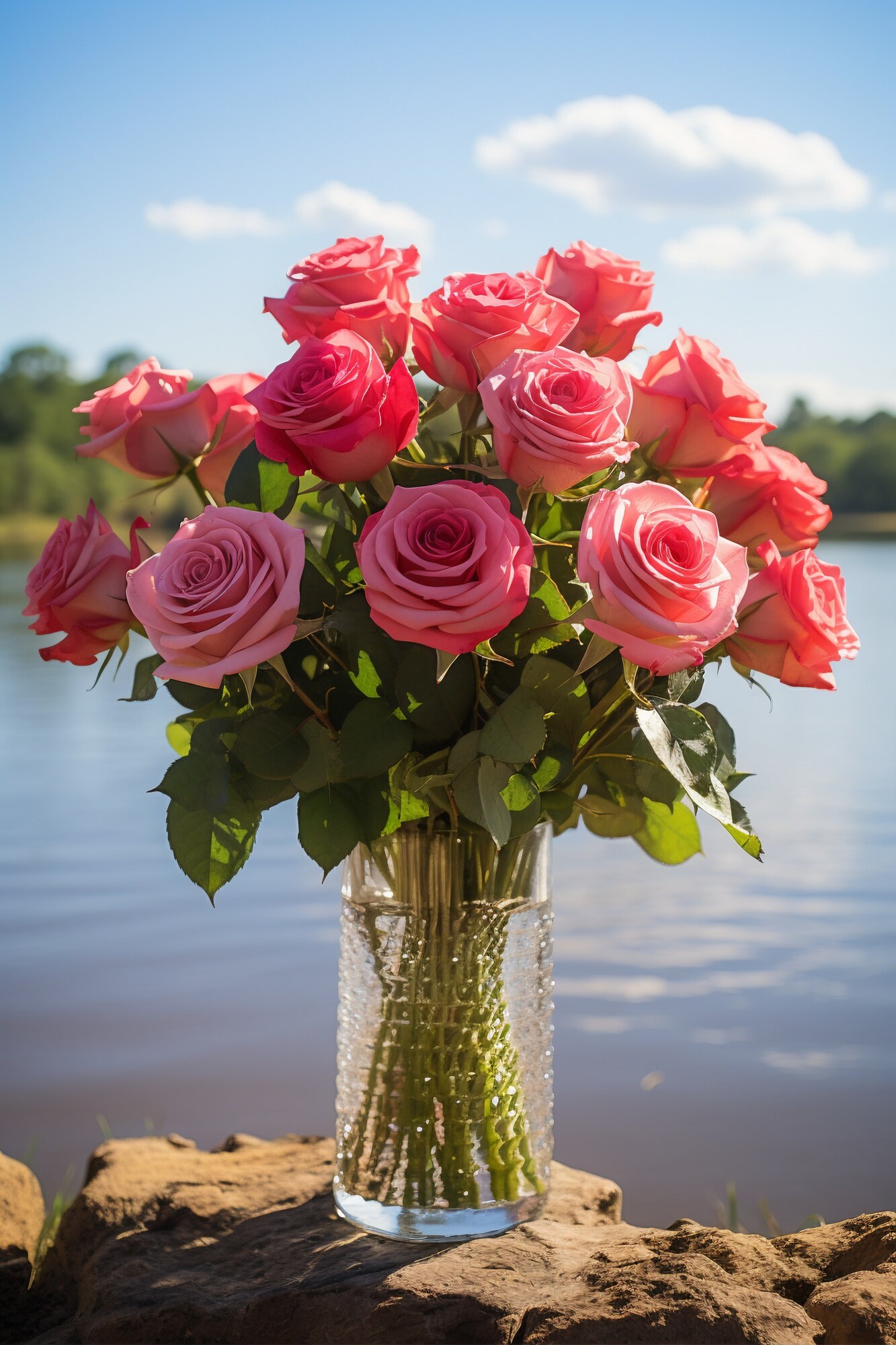 beautiful-rose-bouquet-by-sea_23-2150772432